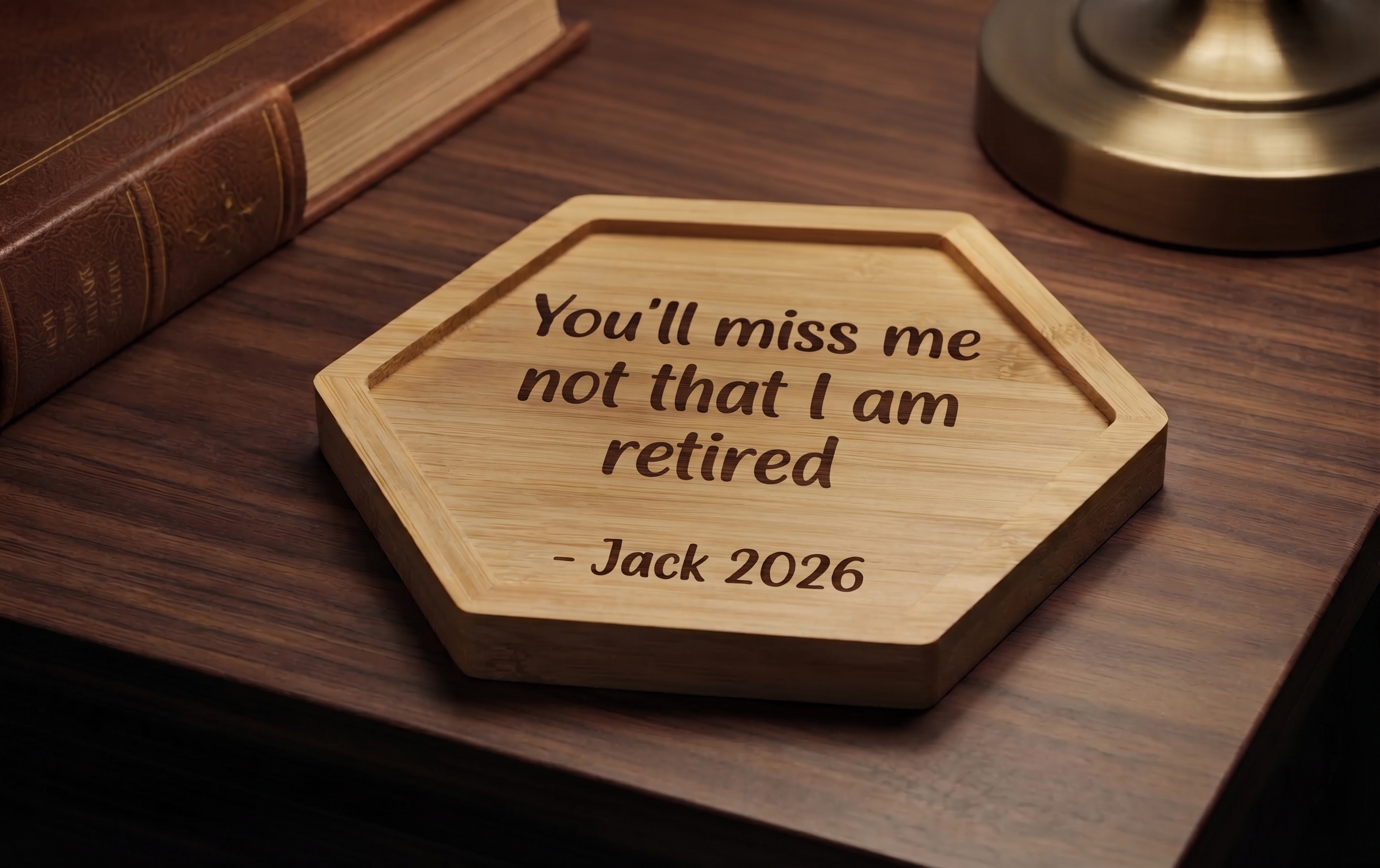 Bamboo Coaster Favors